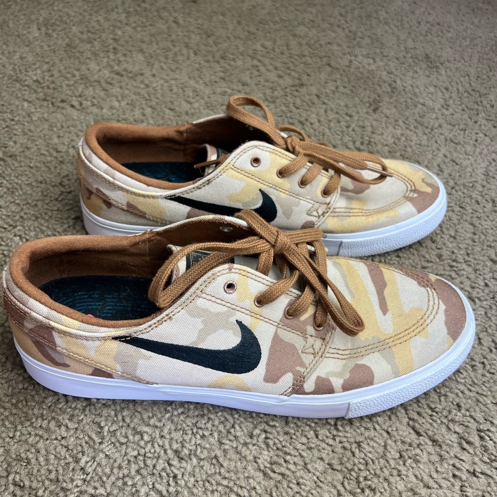 Nike Zoom Stefan Janoski Camo Brown Desert Sz 8.5